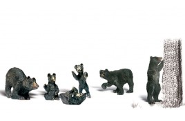 Black Bears HO Scale 